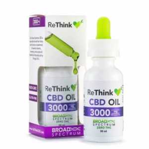 ReThink 3000mg CBD Oil Tincture – 30ml Bottle
