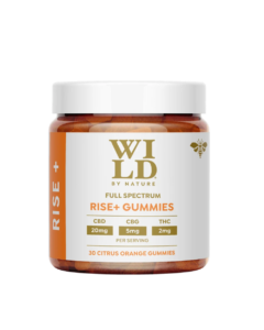 RISE+ Full Spectrum CBD + CBG Gummies​ 30-count